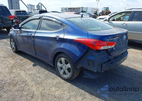 2013 Hyundai Elantra Gls from USA, damaged, VIN KMHDH4AE8DU640866